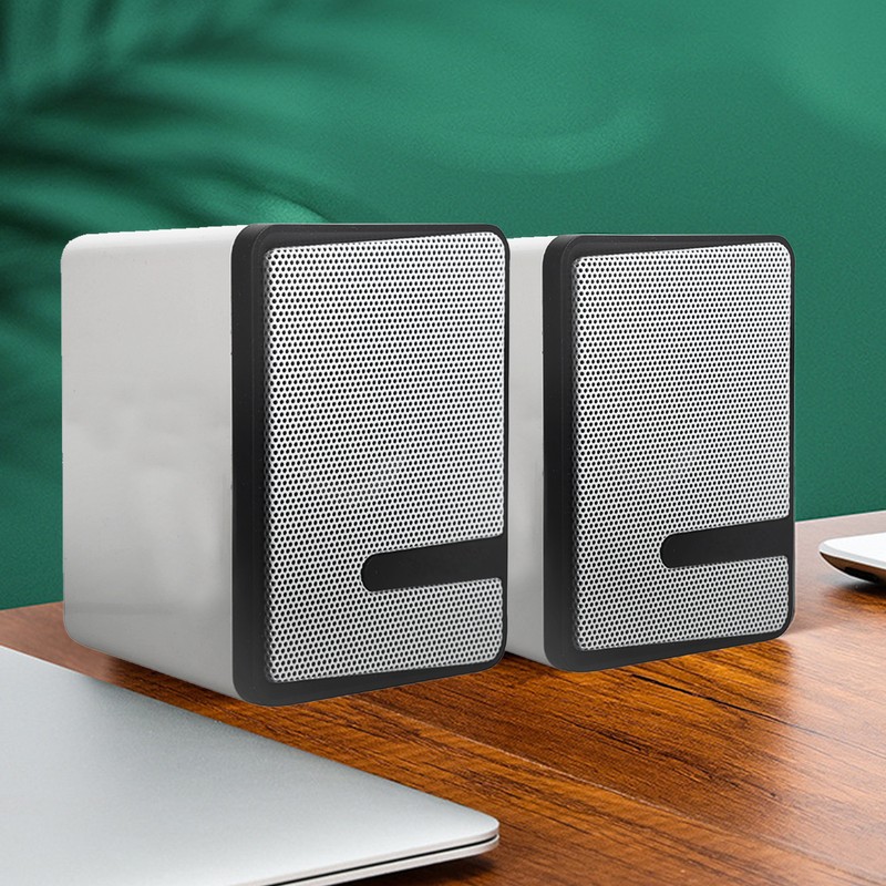 Wireless Desktop Computer Speaker Recrectangular USB Mobile Phone Universal Active