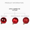 24PCS/Pack Christmas Tree Xmas Balls Decorations Baubles Party Wedding Ornament,