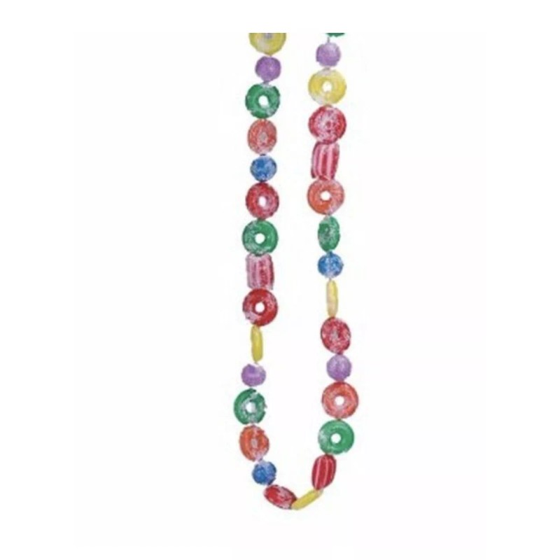 Candy Retro Style 6ft Blowmold Glittered Candy Garland Christmas Tree