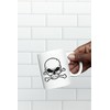 Astute Grace Skeleton Head Crossbones Skull Head Vinyl Decal Die