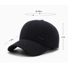 YAMEE Men's Winter Baseball Cap with Fold-Out Ear Protection, Autumn