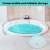 2 Pcs Bathtub Overflow Drain Cover Bathtub Stoppers 6.1 Inch