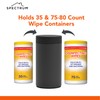 Spectrum Disinfecting Wipes Container with Push Button Lid - Refillable