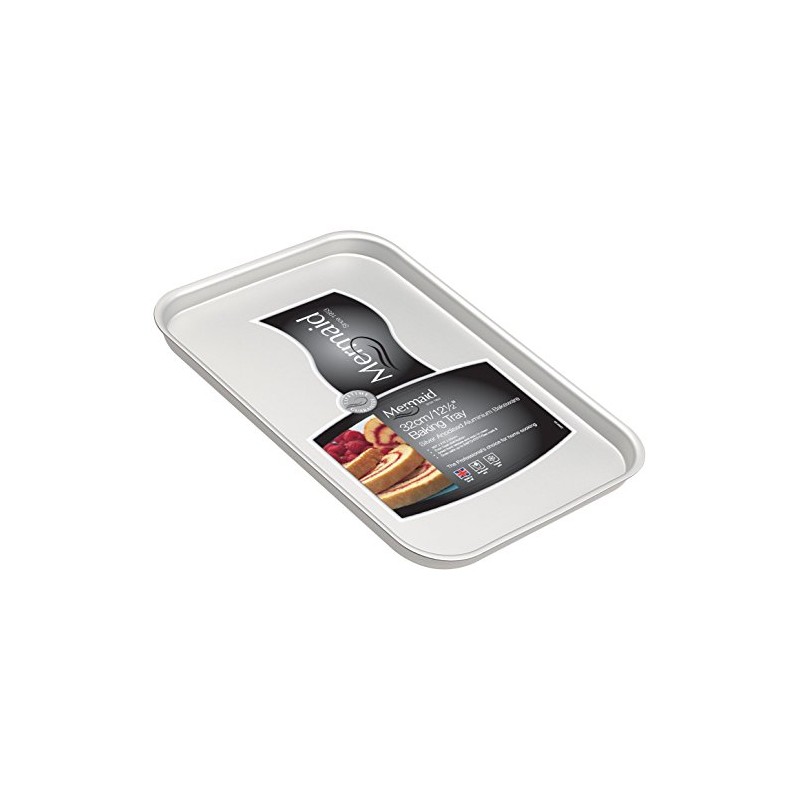 Mermaid Silver Anodised Aluminium Baking Tray Sheets Made In England