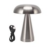 Mushroom Table Lamp Modern Minimalist Industrial Style 3 Color Dimmable