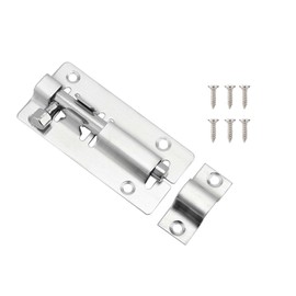 20 Pack Barrel Bolt Latch,3 Inches, Stainless Steel Slide Bolt Lock with 6 Screws for Inside Door Gate,Silver Door Latches for Top of Door,Easy to Install Gate (20pack 3inches)