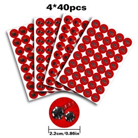 Movie Night Round Candy Sticker - Cinema Theater Hollywood Party Favors Sticker Labels Fit Chocolate Candy (160 Pieces