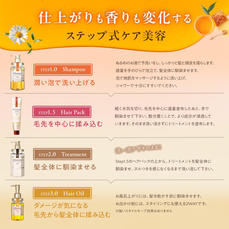 &honey Deep Moist Hair Oil 3.0, 3.4 fl oz (100