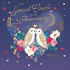 Noel Tatt Special Couple Wedding Anniversary Card | Owl Couple