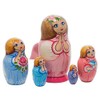 Golden Cockerel Perfect Angel Matryoshka 5pc./6" Angel with Wings Nesting