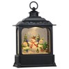 Eldnacele Musical Snow Globe Lantern with Timer, Lighted USB/Battery Operated