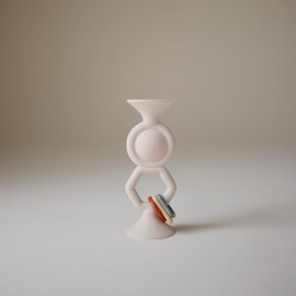 mushie HexaPop Suction Toy | Toddler Sensory Toy for Nursery and Play (Shifting Sand)