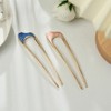 전통비녀 비녀 올림머리 한복비녀 악세사리 집게핀 비 (WFLQLSA) Traditional Hairpin for Updo Hanbok Accessory Clamp Pin