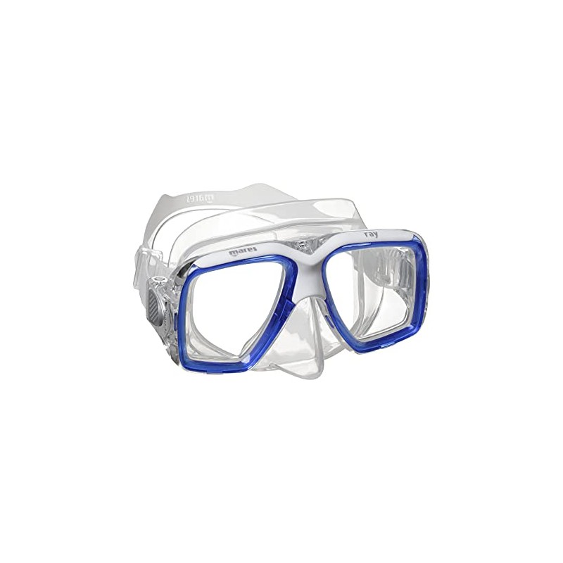 Maske Mares Ray, Maske Erwachsene - Unisex, Blau Trasparent/Trasparent