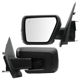 Driver Side Mirror Compatible with FORD F150 2021-2024, Power Heated Door Mirrors with Turn Signal Light Puddle Light BLIS, Left Side Mirror for F150 2021 2022 2023 2024