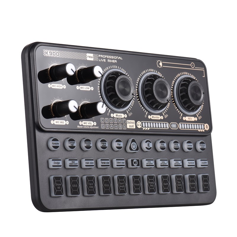 SK900 Multi-function Mixer Portable Digital Sound Card Kit Professional Live