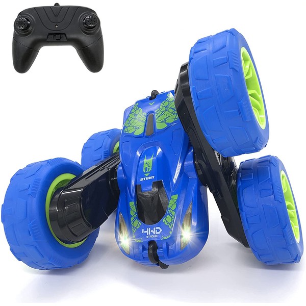 Threeking RC Stunt Car Remote Control Cars Toy with Lights