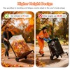 Meyoppm Metal Trash Bag Holder, Adjustable 30-50 Gallon Leaf Bag