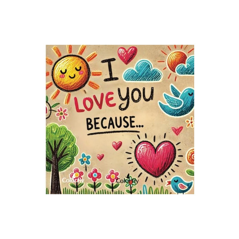 I Love You Because: A Fill-in-the-Blank Book for Sharing Love,