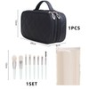 1 Waterproof Makeup Bag And 8 Makeup Brushes, Equipped With