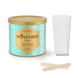 HoneyBee Pure Cold Sugar Wax | For Legs, Arms, Underarms, Bikini | At Home Quick And Easy Hair Removal | For Sensitive Skin | 600 Gm, Women