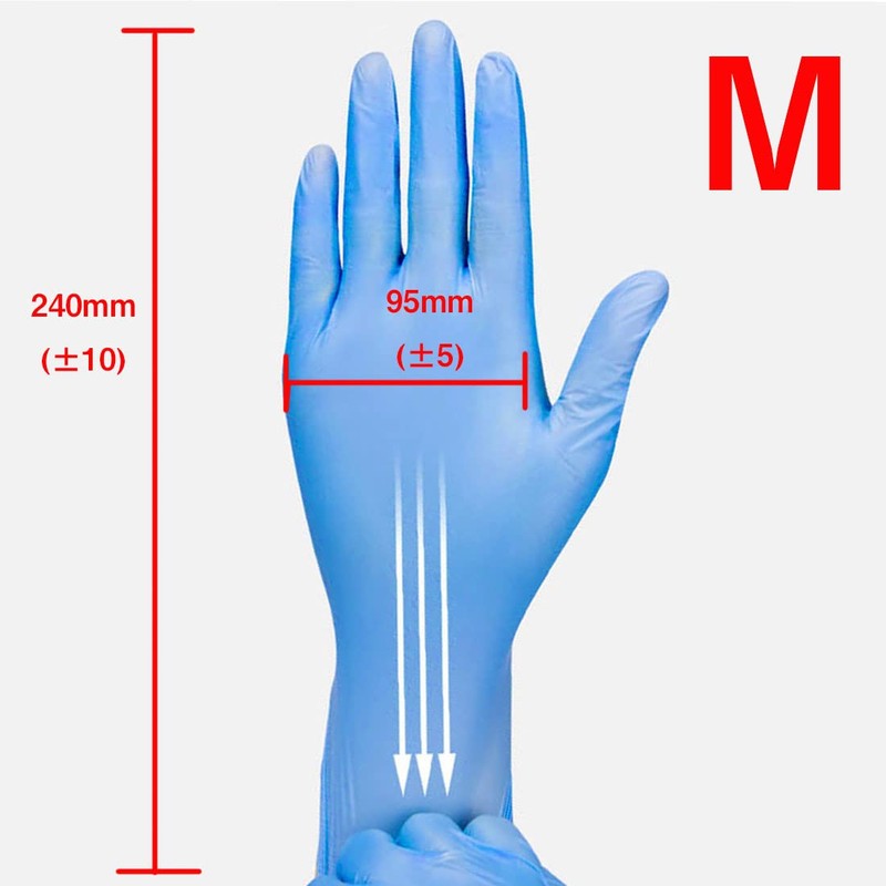 RAMEDICO Nitrile Gloves, 100% Nitrile, General Medical Devices, Powder Free,