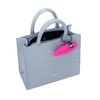 Buffalo Women's Big Boxy Collection Croco Dreamy Blue Shopper, dreamy