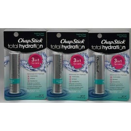 Cuidado de labios 3PK Chapstick hidratación total 3 en 1 ~ OASIS CALMANTE ~ 0,12 OZ EA ~ NUEVO