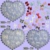 White DIY 3D Silicone Nail Art Decortive Design Mold Nail