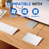 Wired Trackpad for Windows 10/11，High-Precision Multi-Touch Portable Trackpad Mouse with