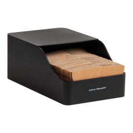 Mind Reader SLED-BLK Plastic Hot Cup Dispenser - Black