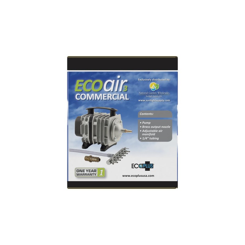 EcoPlus ECOair3 Commercial Grade Air Pump 1030 GPH - 35