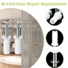 UFURMATE Bifold Door Swivel 8 Pack Spring Loaded Double Fold