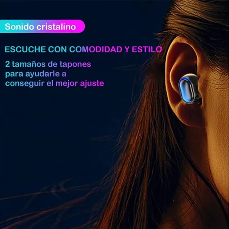 Bluetooth Earbuds Stereo Sound Noise Reduction Wireless Sports Earphones with