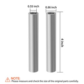10L0L Spindle Kingpin Tube for EZGO TXT Medalist 1994 1/2-2008 Gas & Electric Golf Cart, 2 PCS King Pin OEM# 70328G01 70328-G01