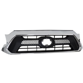Parts N Go Chrome Black Front Grille For 2012-2015 Tacoma TO1200351 5310004491