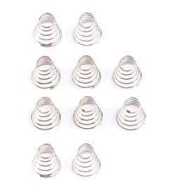 10Pcs Bike Wheel Springs,304 Stainless Steel Spring Durable Cycling Hub Universal Quick Release Bike Wheel Skewer Springs MTB Road Bike Parts