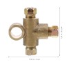 OUNONA High Quality Brass M10 Thread Cable Connector for Oil