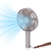 Claymore Handy A (Gray) Portable Handheld Fan - Rechargeable Foldable