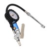 SELF CLAMPING Tire Inflator with Air Pressure Gauge and Quick