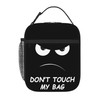 NKHFNBIO Don't Touch My Bag Funny Insulated Lunch Box with