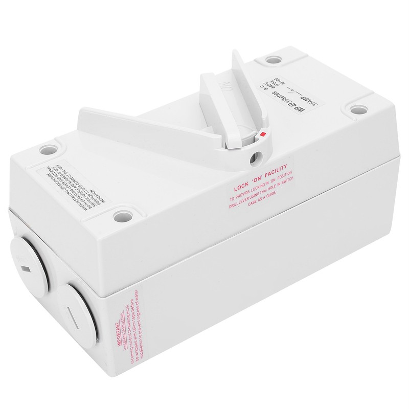 Waterproof Isolation Switch 3‑Phase 4‑Stage Dustproof Manual Industrial SuppliesCF-4P35A