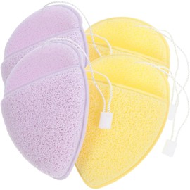 Ipetboom Esponja Limpiadora Facial 4 Piezas Almohadilla Para Maquillaje Y Desmaquillante Esponja Para Limpieza Profunda Y Exfoliación Del Rostro Herramienta Cuidado De La Piel