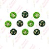Comet Busters Beautiful Traditional Black Green Bindi
