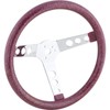 13 Inch Blue Metalflake 60s Style Steering Wheel, 3-1/2 Dish