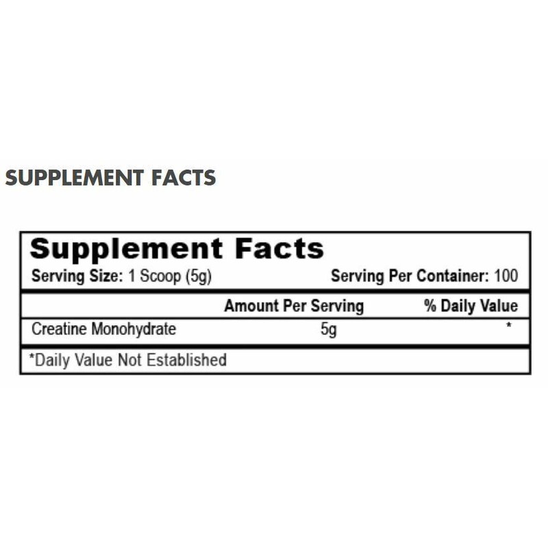 APS APS CREATINE MONOHYDRATE Powder HPLC Pure Potency 100 Servings