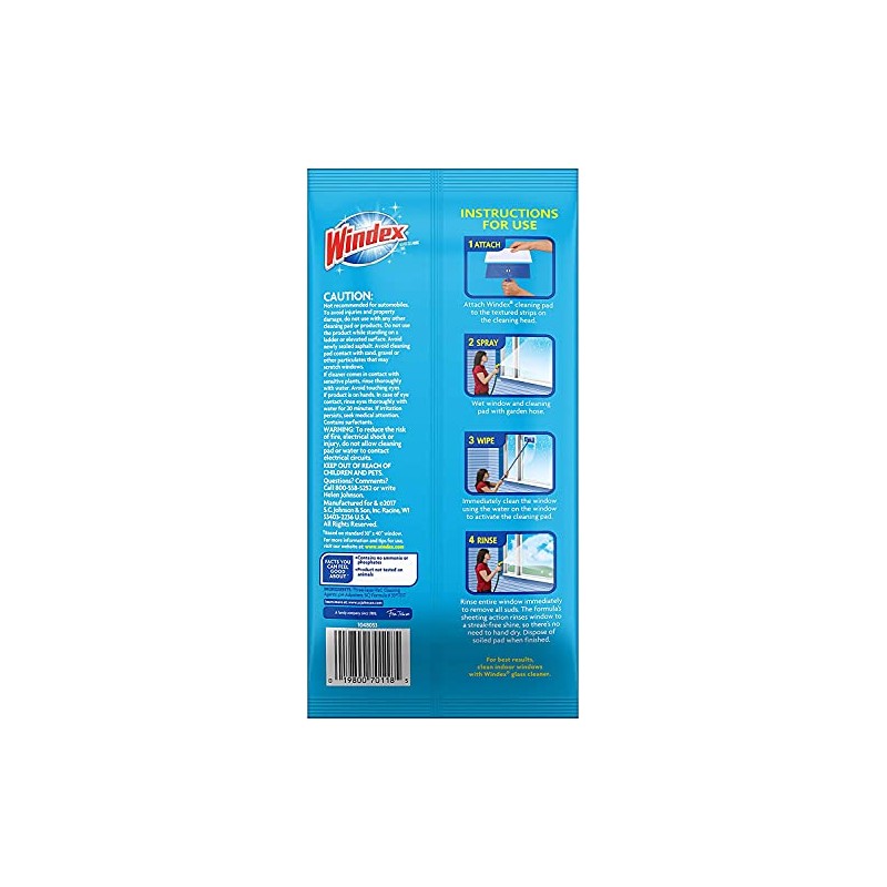 Windex 70118 WindexTM Outdoor Refill Pads 2 Count