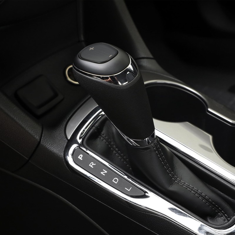 TOMALL Stainless Steel Car Gear Shift Knob Cover Compatible with