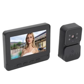 Annadue Video Türklingelsystem mit 4,3 Zoll Display, 8 MP Kamera, Nachtsicht, Zwei Wege Sprache für die Sicherheit zu Hause mit 1080P HD Video Türklingel