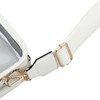Clear Shoulder Bag PVC Zippered Waterproof Stadium Approved Purse for